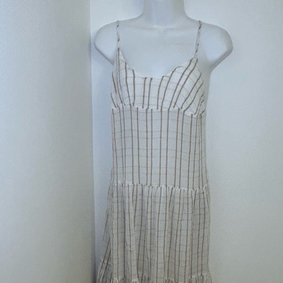 Free People Butter Yellow Maxi Dress w/ Pockets in Canvas Combo Small - Picture 11 of 11